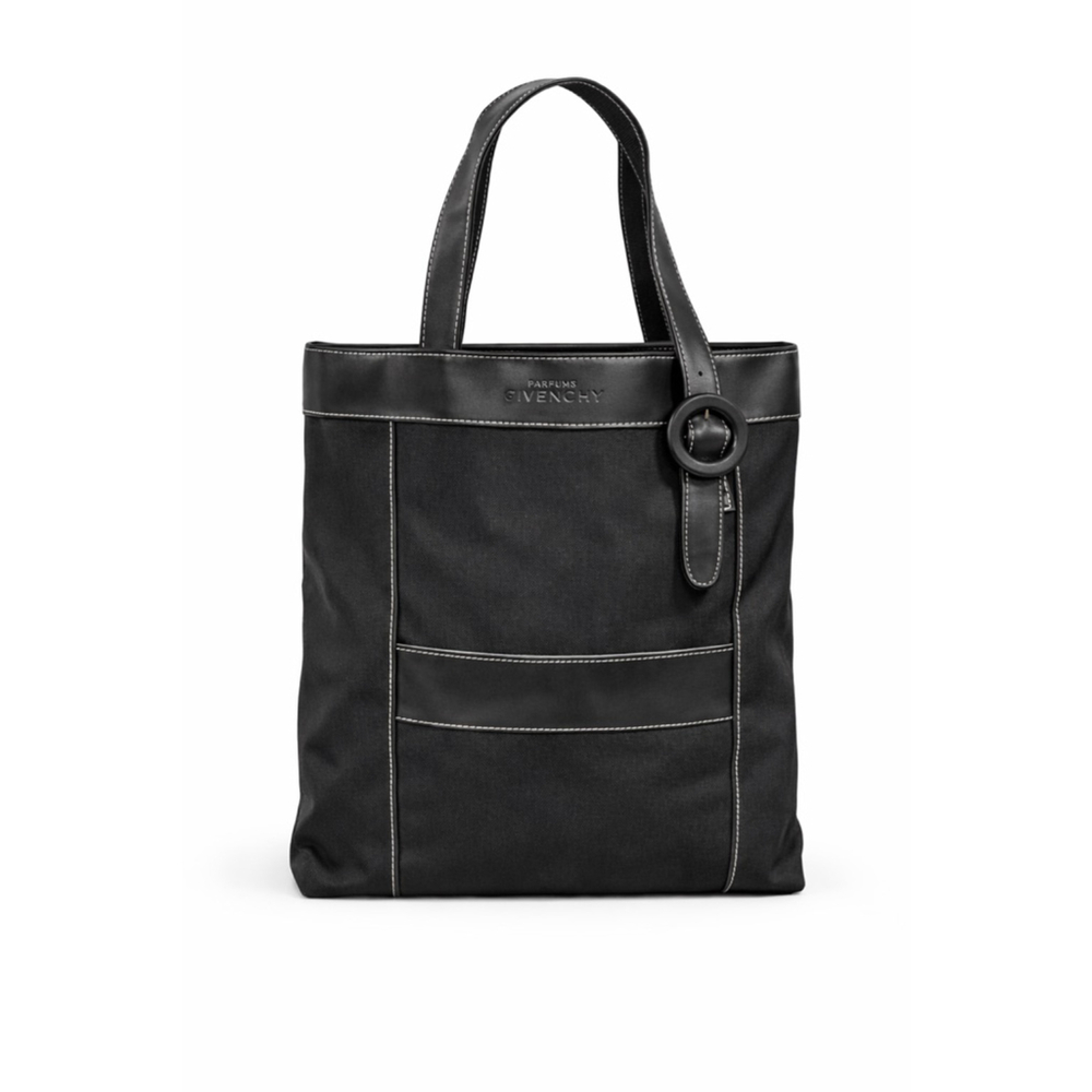 Givenchy Parfums Tote Bag Large Slim Black Shoulder Strap purse